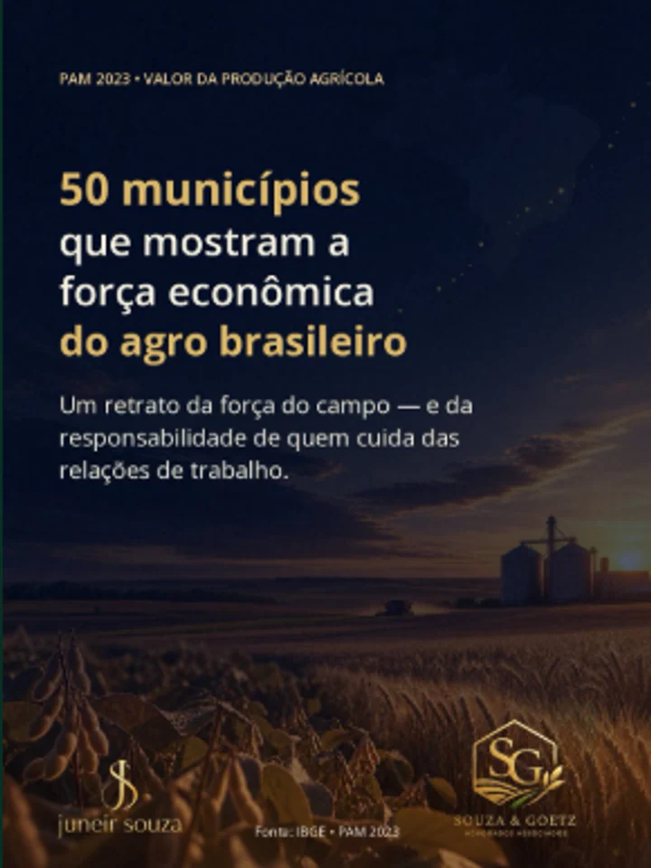 50 municípios que mostram a força econômica do agro brasileiro.